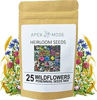 Semillas De Flores Silvestres Perennes, 25 Variedades Difere