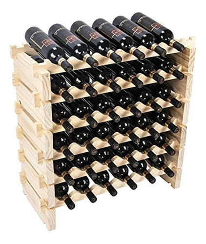 Beyond Your Thoughts Wine Rack Madera De Pino Capacidad Para