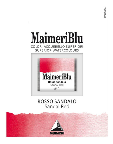 Aquarela Maimeri Blu Pastilha Gr.1 263 Sandal Red 1,5ml