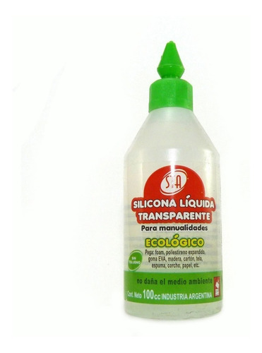 Silicona Liquida Transparente Ecologica 100 Grs  Kaosimport