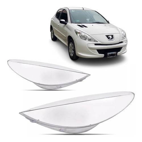 Juego Lentes Opticas P/ Peugeot 207 2008 2009 2010 2011 2013