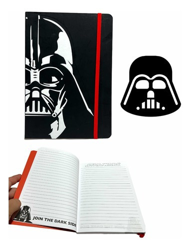  Lucasfilm Star Wars Darth Vader 80 hojas  rayadas 1 materias unidad x 1 21cm x 15cm a5