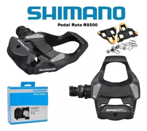 Pedal Bicicleta Ruta Shimano Rs500 Calas Chocles Trabas