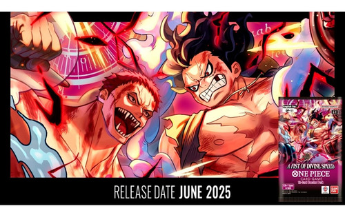 Paquete doble de una pieza Fist Of Divine Speed Dp 07 Booster en inglés, paquete doble Fist Divine Speed