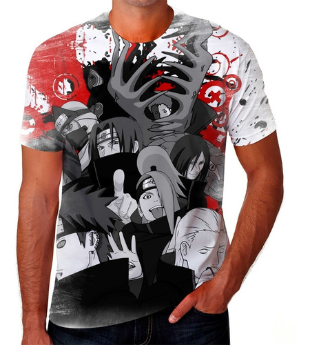 Camiseta Camisa Naruto Shipuden Pain Kids Anime 