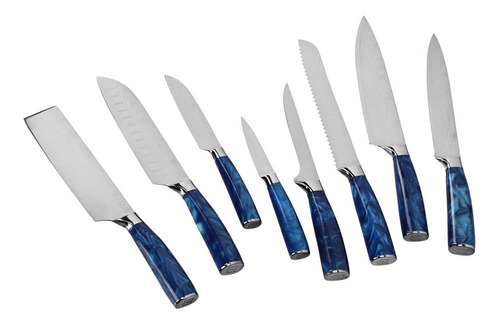 Imagen 1 de 9 de Set 8 Cuchillos - Zero Knives Bright Set