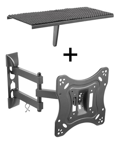 Soporte Móvil Para Tv Led Hasta 42 Con Soporte  Worldmaster