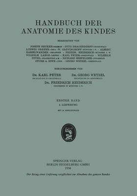 Handbuch Der Anatomie Des Kindes : Erster Band - Joseph B...