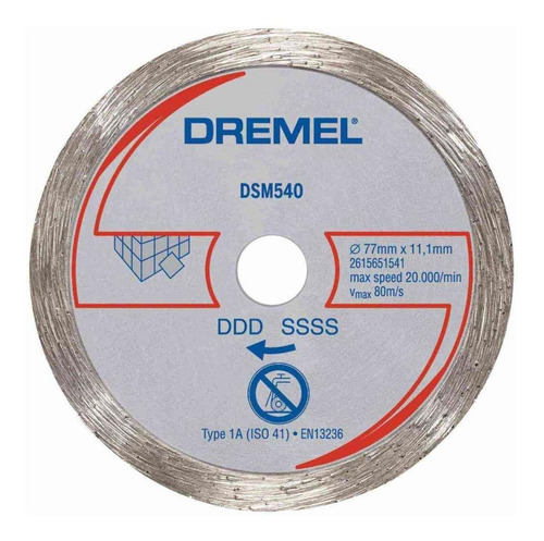 Imagen 1 de 2 de Disco De Corte Saw-max Para Azulejo Mod Sm540