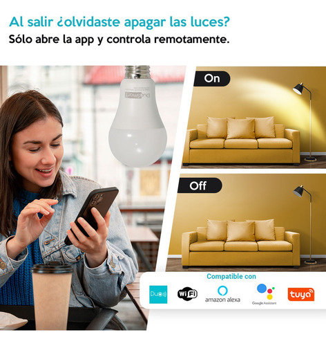 Foco Inteligente Duosmart Wifi Control App Alexa/google Rgb
