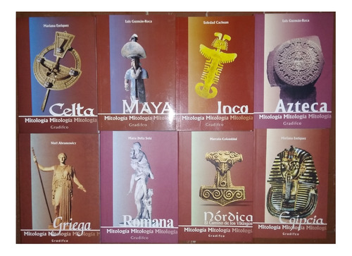 Mitologias X 3 Maya + Azteca + Inca - Ed Gradifco Nuevos