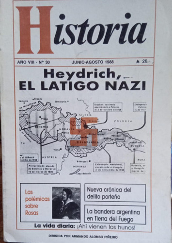 Revista Año 8 N 30  Historia Heydrich El Látigo Nazi
