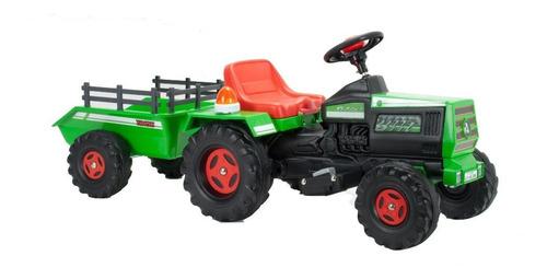 Tractor a batería para niños Injusa John Deere Basic  color verde 