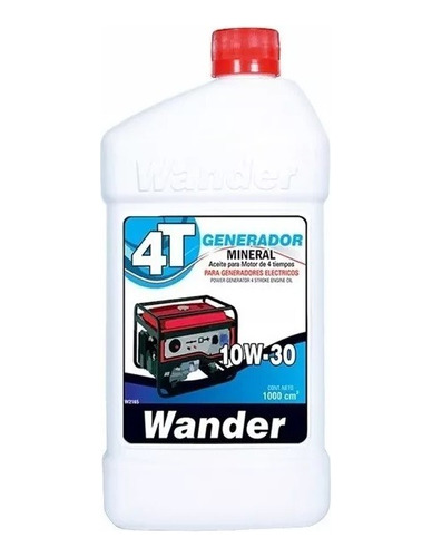 Aceite Generador Electrico 10w30 4t Mineral 1 Lt Krm Motos 