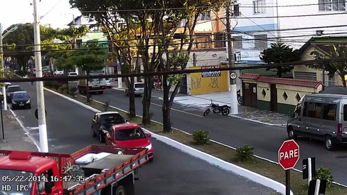 Camera Ip Infra Vermelho Externa 2 Megas Ir Wifi Sunchan