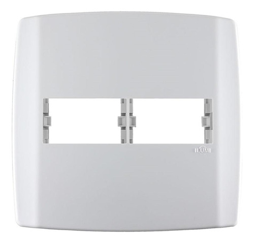 Placa Ilumi Slim 4x4 Branca (2 Modulo Horizontal)   83060