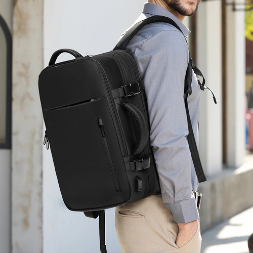 Mochila Masculina Executiva Expansível Para Viagem 45l