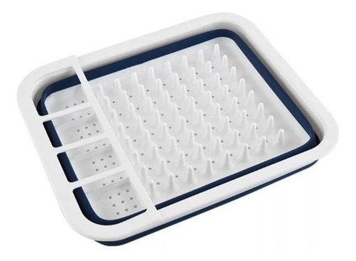 Escurridor De Trastes Plegable Plástico Y Silicón Para Chef
