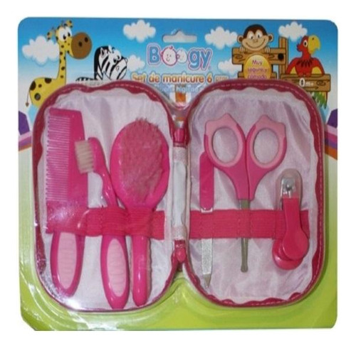 Set Higiene Y Cuidados Bebe Rosa