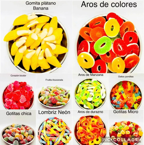 50 Bolsas Diferentes De 250 Gr. De Dulce Y Botana Surtida