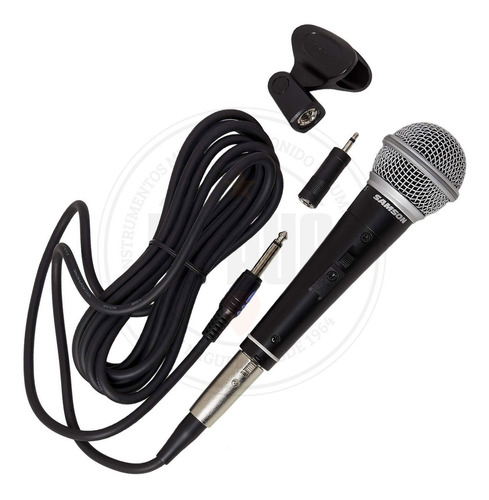 Imagen 3 de 5 de Micrófono Dinámico Samson R21s Con Switch Y Cable Xlr-plug