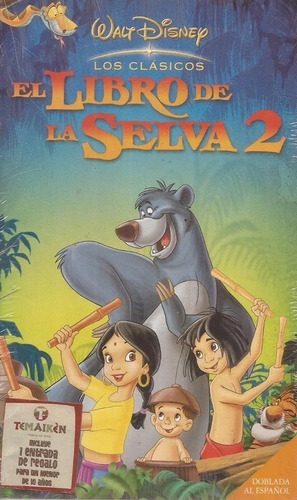 El Libro De La Selva 2 Vhs Walt Disney Español Latino Nuevo