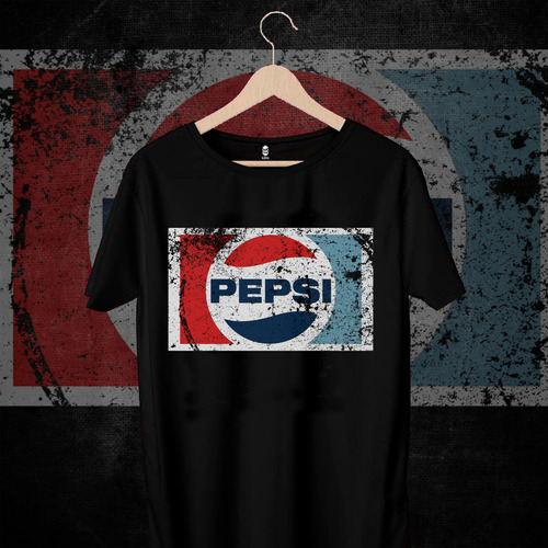 Remera Pepsi Logo Vintage Retro 100% Algodón Premium