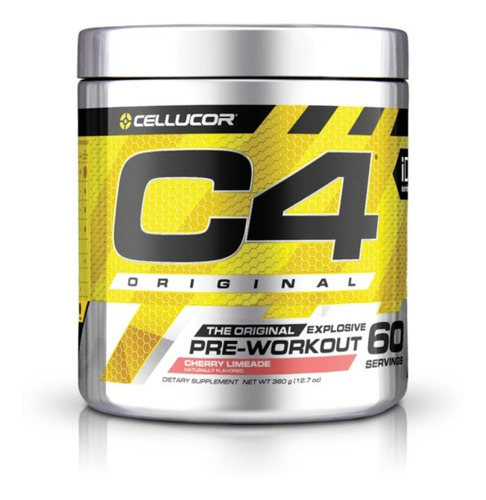 C4 Pre-workout 60 Servicios Americano Original