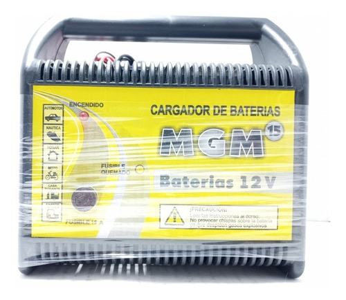 Cargador De Batería 12v 15 Amp Manual Auto, Moto, Lanchas.