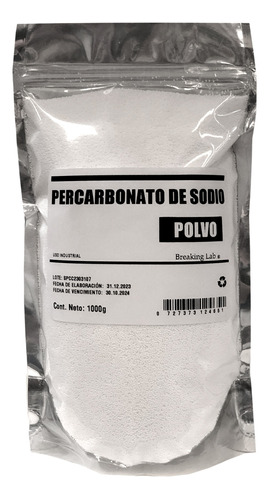 Percarbonato De Sodio Puro - 1 Kg Limpiador En Polvo