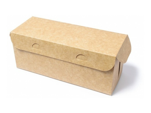 Caja Kraft Rectangular Pequeña (50 Unidades)