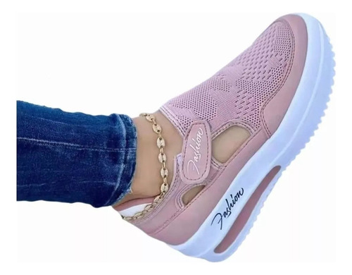 Zapatos De Plataforma Casuales Transpirables Para Mujer