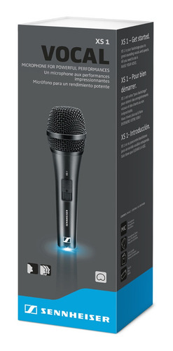 Imagen 7 de 7 de Microfono De Mano Sennheiser Xs1. Con Switch On/off