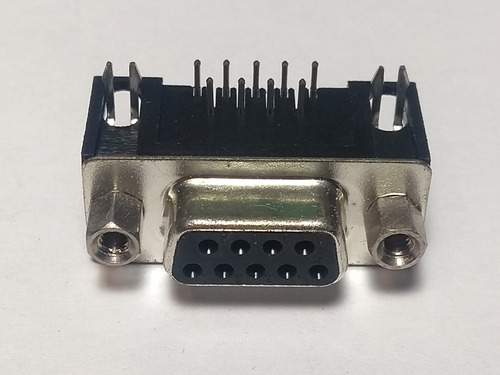 Conector Db9 Hembra A 90º Para Impreso.