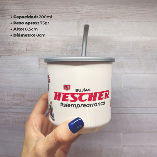 Imagen 3 de 6 de Mate De Plastico Bujias Hescher Varios Modelos