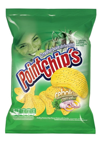 Batata Point Chips Pacote 30g - Tipo Ruffles - Cebola