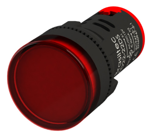 Kit C/ 40 Un Sinaleiro A Led 22mm 12v Vermelho