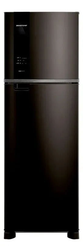 Geladeira Frost Free Duplex Brm52me 415l Extrafrio Brastemp Black Inox