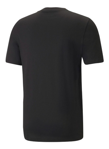 Imagen 2 de 8 de Polera Algodon Puma Art Graphic Tee Negro Hombre