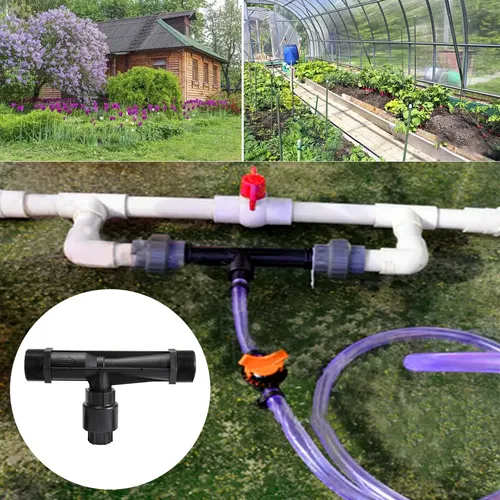 Inyector Venturi De 2" Para Fertilizante En Sistemas De Riego: Mezclador De Plástico Resistente Y Compacto