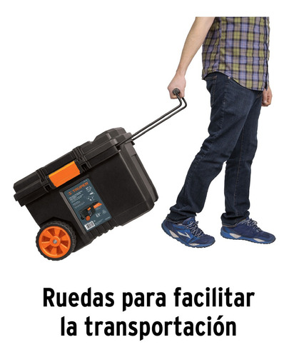 Caja Para Herramienta Con Ruedas Y Mango Telescopico, Truper