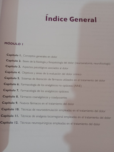 Dolor Cronico 1,2,3,4 Diagnóstico, Clínica Y Tratamiento