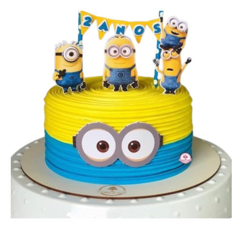 Adorno Minions Torta Decoracion Cumpleaños Cake Topper 