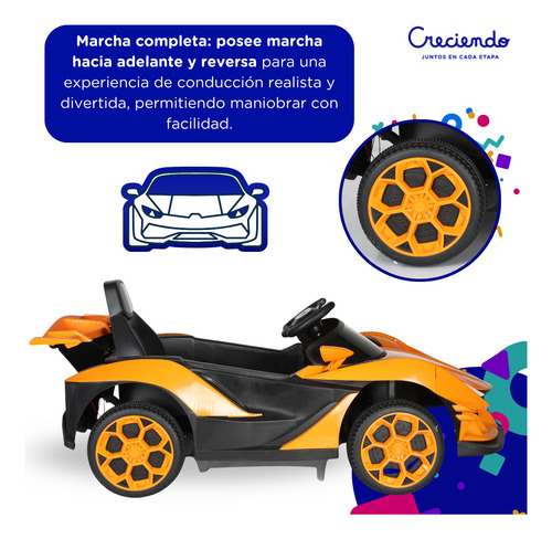 Auto Infantil A Bateria Lamborghini 12v A Control Remoto