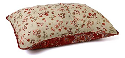 Juego De 2 Fundas De Almohada 100% Algodón Rojas