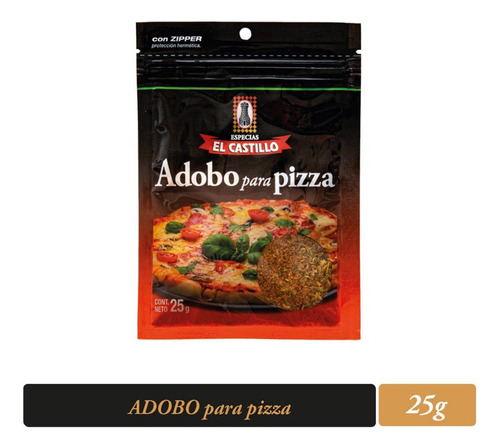 Adobo Para Pizza El Castillo Zipper De 25 Grs