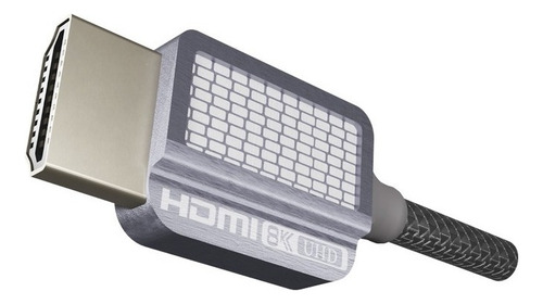 Cable Hdmi De 1 Hdmi Macho A 1 Hdmi Macho Epcom Powerline HDMI2.1-2m color Plata De 2m