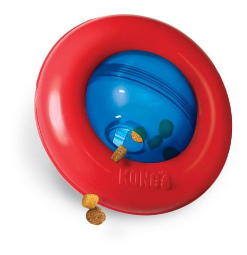 Imagen 3 de 8 de Kong Gyro Juguete Perros Small Dispensador Alimento-
