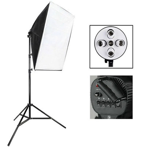 Softbox Para 5 Ampolletas + Tripode Xl 2,8m De Regalo 