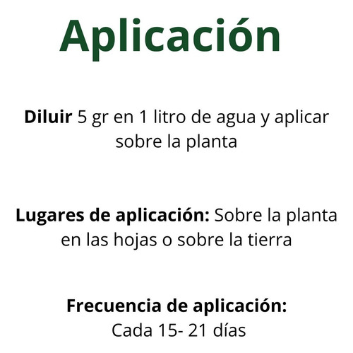 Imagen 2 de 3 de Fertilizante Para Huertos Y Jardín- Vigor 20-30-10 100 G